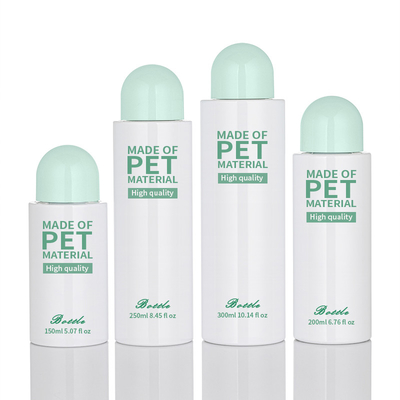 Las botellas plásticas del tapón de tuerca de la loción del OEM ACARICIAN los paquetes de vacaciones cosméticos de 150ml 300ml