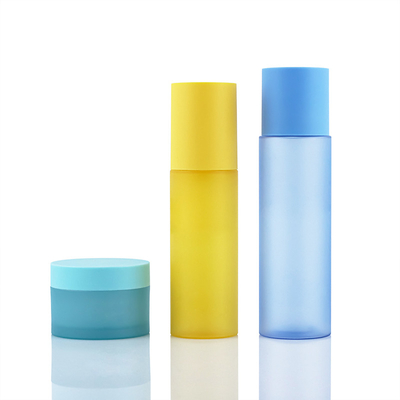 El empaquetado cosmético amistoso de Eco fija el juego del tarro de la crema del cuidado de la cara 155ml