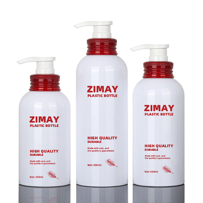 Crema de empaquetado biodegradable 300ml del cuidado del cabello de la botella de lavado del cuerpo de bomba