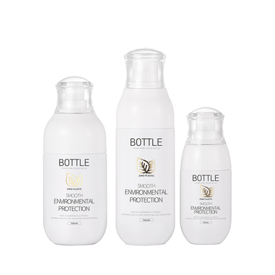 Las botellas blancas del espray del plástico transparente de 2 onzas ACARICIAN la forma redonda material para el perfume