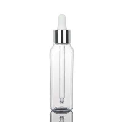2 anchura cosmética del material 30m m del ANIMAL DOMÉSTICO de la botella del dropper de la onza para el producto para el cuidado de la piel