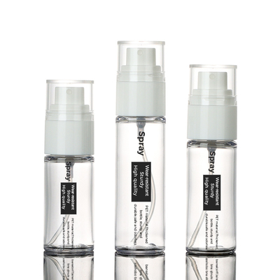 Boca hermética transparente de la niebla de la botella plástica hermética 30ml 20m m del espray
