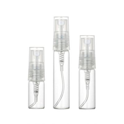 El espray cosmético del plástico transparente de la botella 5ML del espray del viaje embotella reciclable