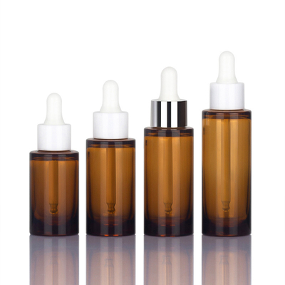 Superficie de sellado caliente del dropper del aceite de la capacidad cosmética de la botella 1oz