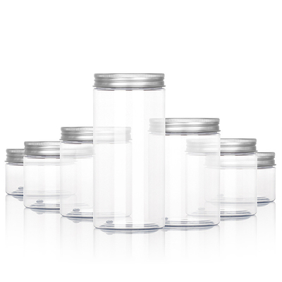 Capacidad hermética privada de aire 8oz del envase poner crema vacío transparente