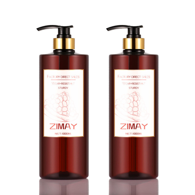 Botellas plásticas de la bomba de la loción 1000ML, dispensador de la bomba de la crema de cara del ANIMAL DOMÉSTICO