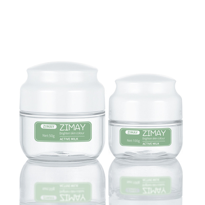 Embalajes cosméticos vacíos reutilizables, tarros plásticos biodegradables reutilizables