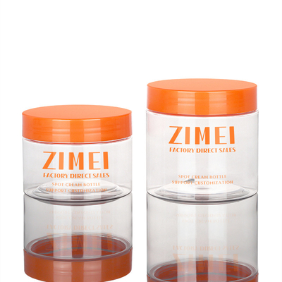 Capacidad de empaquetado cosmética de la boca de los tarros anchos 100g 120g de la crema con el tapón de tuerca
