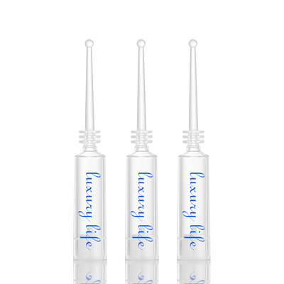 Las botellas de aceite esencial transparentes 1ml ACARICIAN la ampolla material plástica
