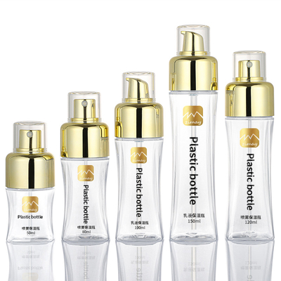 Espray fino Skincare de la niebla que empaqueta la loción plástica alrededor de las botellas vacías de la bomba 50ml