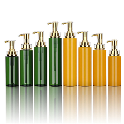 empaquetado vacío plástico de la botella del champú de Goldpump de la loción del claro del lavado del cuerpo 500ml