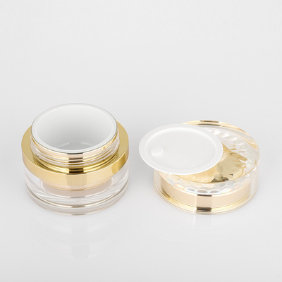 sistema poner crema de lujo cosmético del skincare de los envases de la botella 50g de la loción del maquillaje de acrílico plástico de la belleza de 30ml 50ml 100ml 120ml
