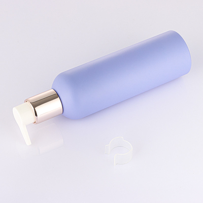 Estilo amistoso del ANIMAL DOMÉSTICO 150ml 200ml 250ml 8 onzas de Eco el nuevo heló la botella violeta de la prensa de la bomba del oro del gel de la ducha de la loción del lavado del cuerpo
