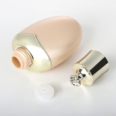 Empaquetado único del traje de Skincare de la botella de la loción de la tinta del tarro 100ml 120ml 150ml de la crema de cara 50ml del oro de lujo