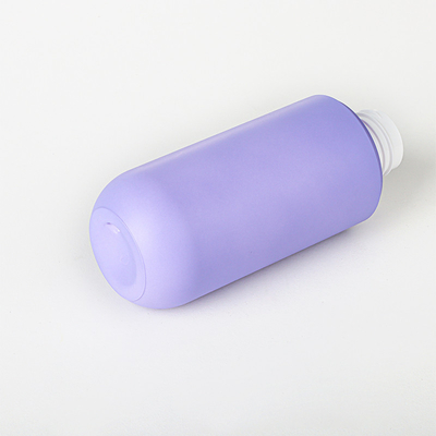 Conjuntos de envases cosméticos de plástico de botella y tarros de espray púrpura personalizado vacío para el cuidado del cabello