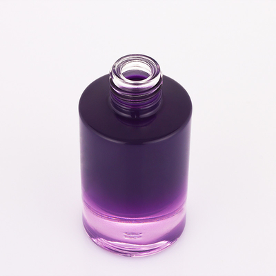 Botella vacía blanca púrpura del dropper del envase del suero de la bomba 30ml del nuevo ombre del diseño pequeño