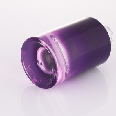 Botella vacía blanca púrpura del dropper del envase del suero de la bomba 30ml del nuevo ombre del diseño pequeño