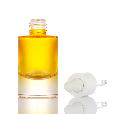 Botellas plásticas del cuentagotas del cuadrado del aceite esencial de lujo de alta calidad 30ml para el cosmético