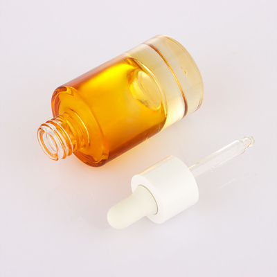 Botellas plásticas del cuentagotas del cuadrado del aceite esencial de lujo de alta calidad 30ml para el cosmético
