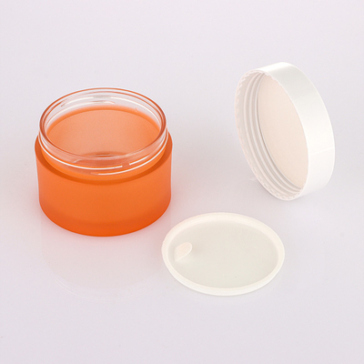 Botella de spray de plástico de reutilización vacía personalizada de tarro de crema, botella de juegos cosméticos
