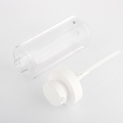 OEM transparente 800ml gel de ducha limpiador corporal bomba personalizada champú loción botella
