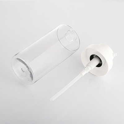 OEM transparente 800ml gel de ducha limpiador corporal bomba personalizada champú loción botella