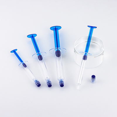 Estilo vacío azul del tubo de la inyección del cuidado de piel de la jeringa del tubo de empaquetado del cosmético de la crema para los ojos