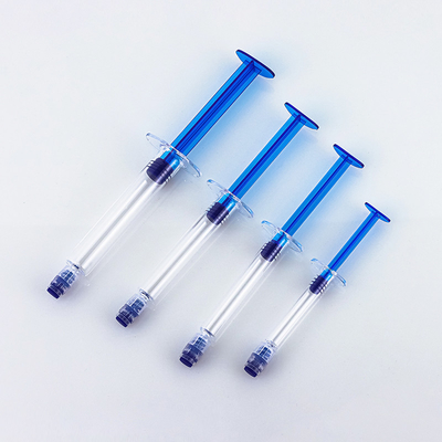 Estilo vacío azul del tubo de la inyección del cuidado de piel de la jeringa del tubo de empaquetado del cosmético de la crema para los ojos