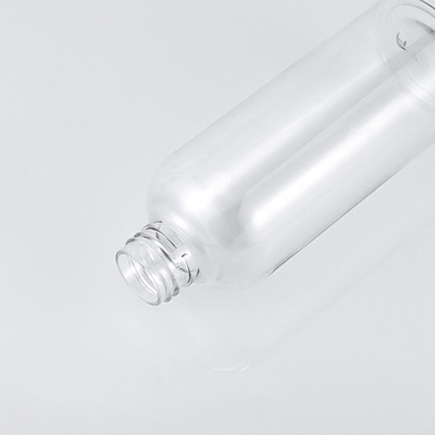 El tapón de rosca plástico modificado para requisitos particulares embotella el empaquetado cosmético rosado vacío del champú