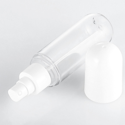 Botella plástica redonda vacía clara del espray de pelo de PETG para la loción del cuidado de piel
