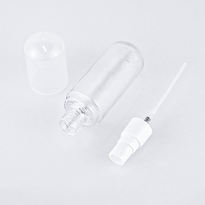 Botella plástica redonda vacía clara del espray de pelo de PETG para la loción del cuidado de piel