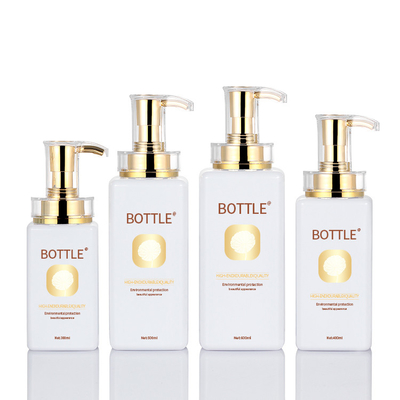 Champú y acondicionador de cabello y acondicionador cuadrados de botella de bomba de loción de plástico de 800 ml