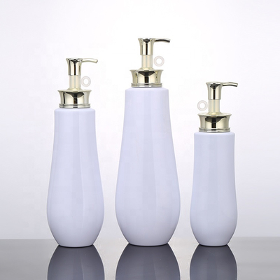 Cabello y acondicionador del champú del cuadrado de la botella de la bomba de la loción del plástico blanco 750ml