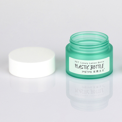 Empaquetado plástico cosmético reciclable único del cuidado de piel de las botellas y de los tarros 190g