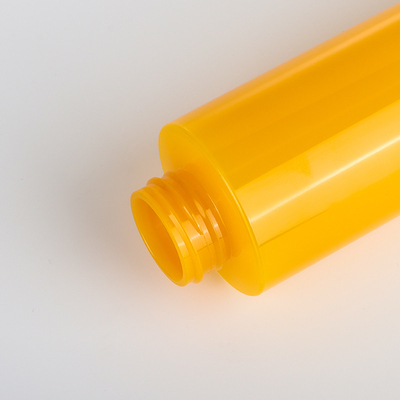 Envase plástico de encargo del gel de ducha del champú de la botella de la loción del cuerpo del animal doméstico con la bomba 350ml del oro
