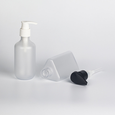 Empaquetado cosmético blanco mate del cuidado de piel de la botella de la loción del HDPE del plástico 30ml 60ml 100ml