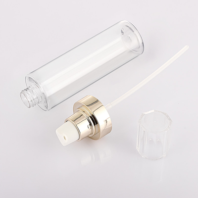 Conjunto cosmético de lujo para el cuidado de la piel que empaqueta la loción corporal del suero de la cara de la bomba del aerosol transparente 250ml