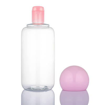 botella plástica de la loción del champú 500ml con el empaquetado de Skincare del casquillo del top del tornillo