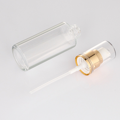 botella vacía del espray de la loción del vidrio esmerilado 50ml con el empaquetado cosmético de la bomba