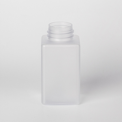 Botella cuadrada transparente PETG de alta calidad con bomba de espuma de loción para champú