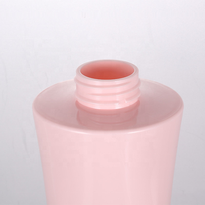 La bomba vacía de 350ml 500ml del rosa del cuadrado del gel recargable privado de aire de lujo al por mayor de la ducha embotella el envase de la loción del cuerpo