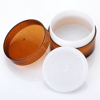 Tarro cosmético de los PP del pelo de la máscara de Amber Face Eye Cleaning Scrub de la crema del cuerpo de piel de la loción privada de aire portátil de lujo de alta calidad del cuidado