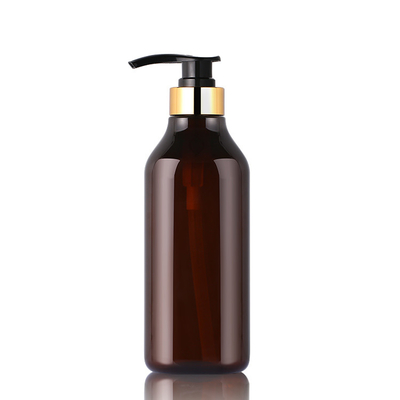 Top de lujo único cosmético del oro de la botella del champú de 200ml 300ml 350ml 400ml 1000ml Boston de la loción ambarina de lujo del cuerpo