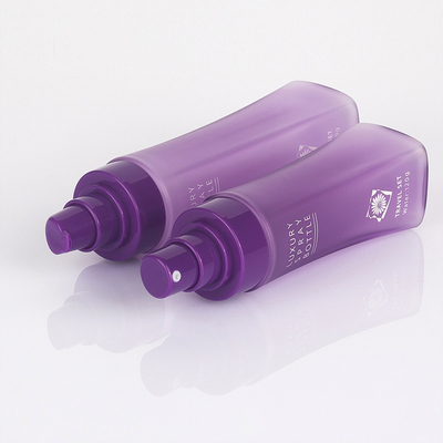 Botella cosmética púrpura del espray, botella vacía privada de aire de lujo 200ml del espray