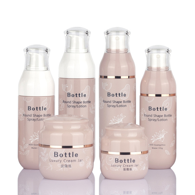 botellas plásticas vacías heladas para la impresión de la pantalla de la loción biodegradable