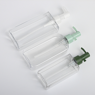 botella plástica del aceite esencial 250ml del limpiador de la tinta del jabón del suero de la loción vacía transparente del skincare