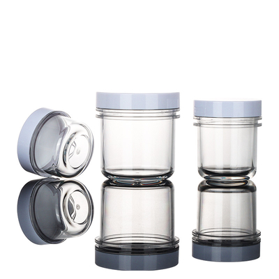 Recargable hermético de empaquetado poner crema privado de aire de la capacidad del tarro 200ml
