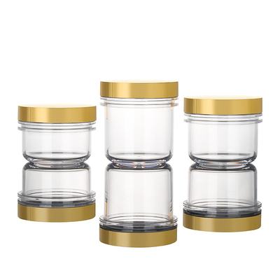 Envases vacíos de lujo 100ml, tarros del cuidado de piel de 65m m para los productos de los cosméticos