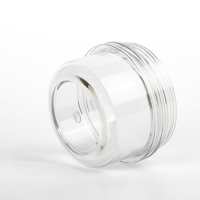 tarros plásticos vacíos 50ml con las tapas, envases plásticos transparentes de la belleza