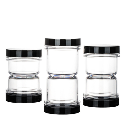 6oz tarro de empaquetado poner crema, envases de plástico reciclados para los productos de belleza